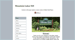 Desktop Screenshot of mountainlakesnh.com
